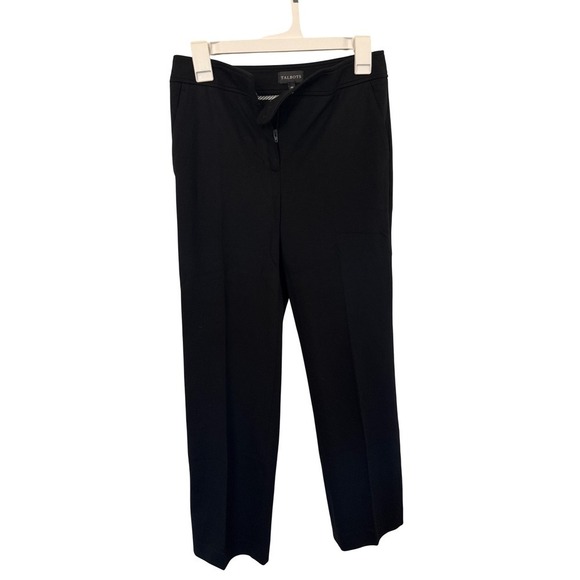 Talbots Pants - Talbots Black Slim Leg Ankle Dress Pants Womens Size 2P Petite Career Casual